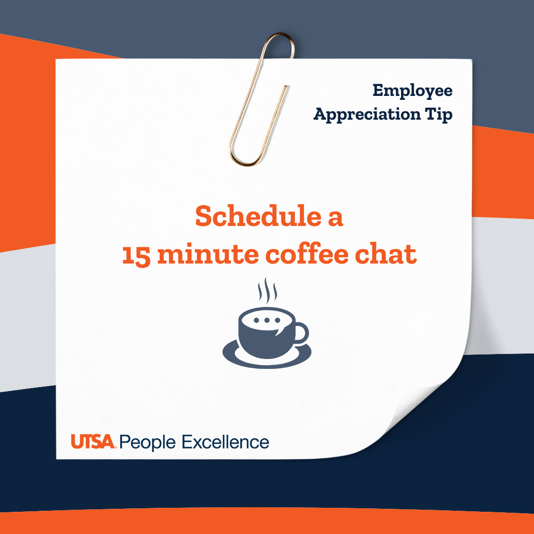 Schedule a 15 minute coffee chat