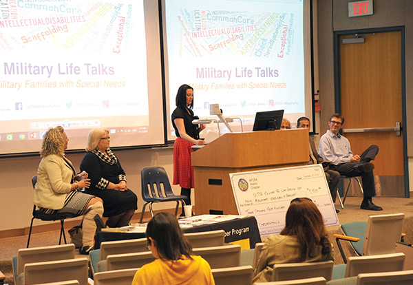 The UTSA Center for Military Families hosted the Military Life Talks discussion in November on resources and information for military families with special needs.