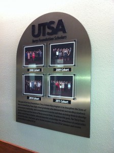 University Center plaque