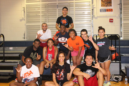 RA basketball team photo