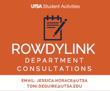 RowdyLink Department Consultations poster