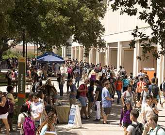 Record number of students hit the books at UTSA