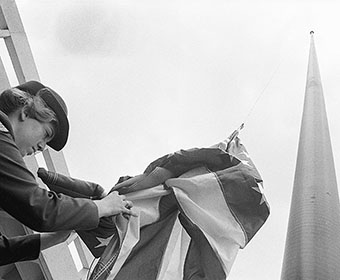 Celebrating the 50th: UTSA's first flag raising ceremony