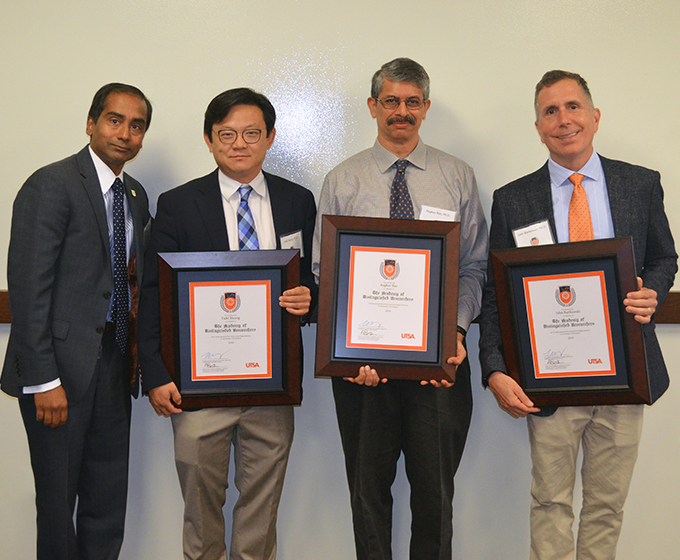 The UTSA Academy of Distinguished Researchers inducts three faculty members