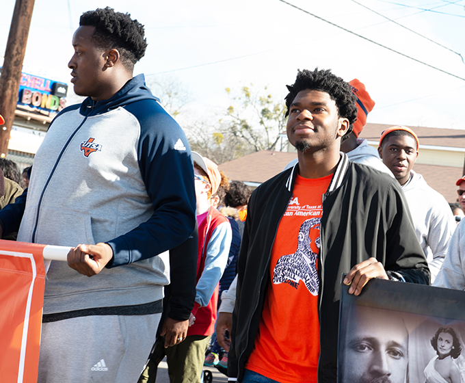 Roadrunners remember Martin Luther King Jr. at march