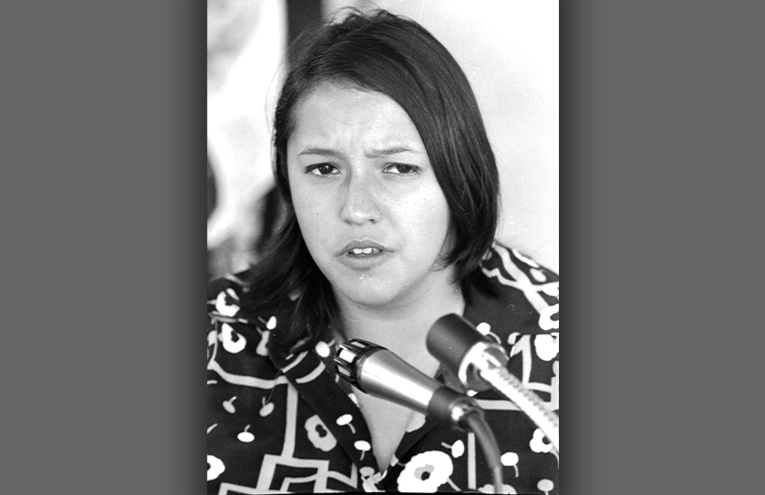 Community organizer and activist Maria del Rosario Rosie Castro M.A. 83