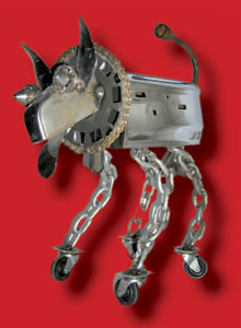 dog sculptures