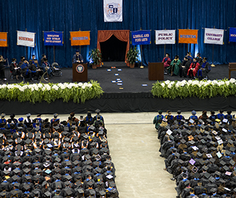 More than 3,800 UTSA graduates will cross the commencement stage this semester Street