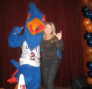 Rowdy Roadrunner and Kelsey Bratcher