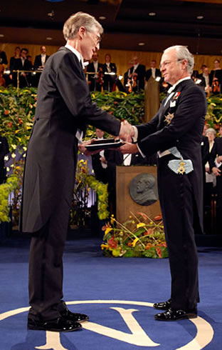 receiving Nobel Prize