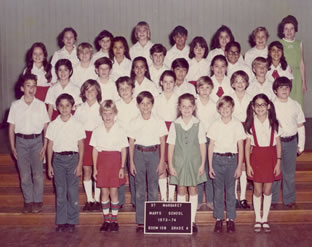 Mary McKinney and students