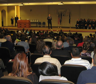 Brig. Gen. Anthony Rock speaks