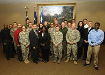 congressmen with UTSA vets