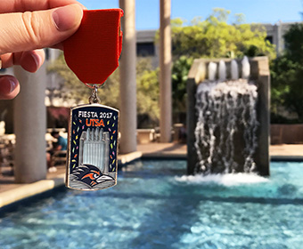 2017 UTSA Fiesta medal now on sale features iconic campus structure
