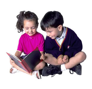 children reading