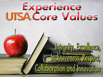 UTSA Core Values Initiative logo