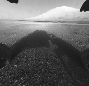NASA rover view of Mars