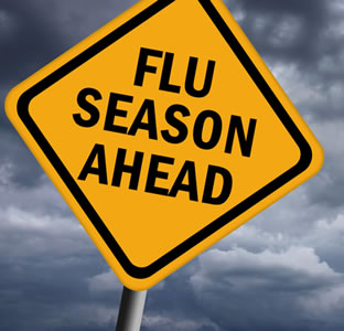 flu season sign