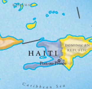 Haiti map