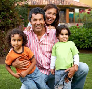 Latino family