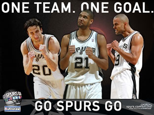 Spurs team members