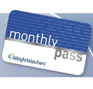 weight watchers  monthly pass