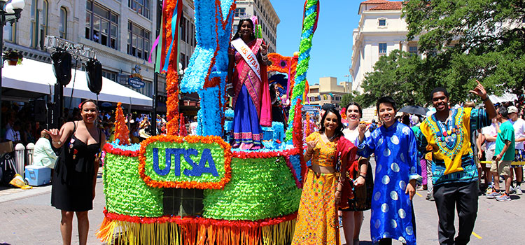 UTSA at Battle of Flowers parade