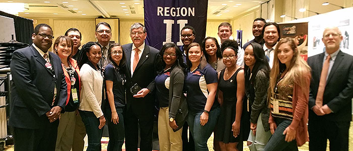 UTSA photo of the day: President Romo named President of the Year by international college association