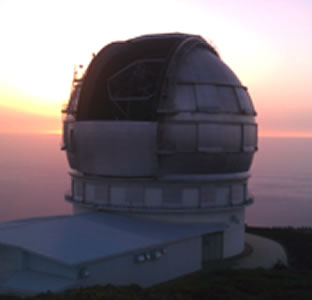 giant telescope in Spain