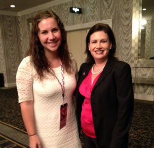 Hannah Beck and N.C. rep