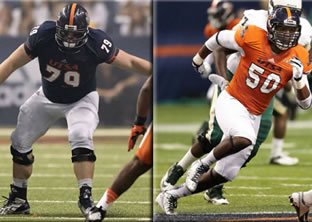 UTSA football players