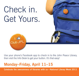 library week button