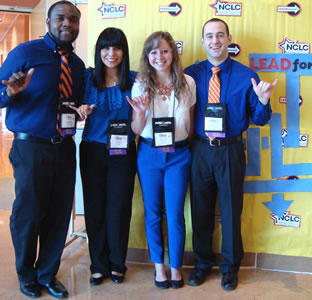 UTSA students at conference