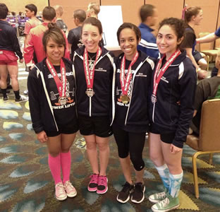 UTSA women's powerlifting team