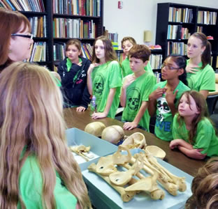 students at camp