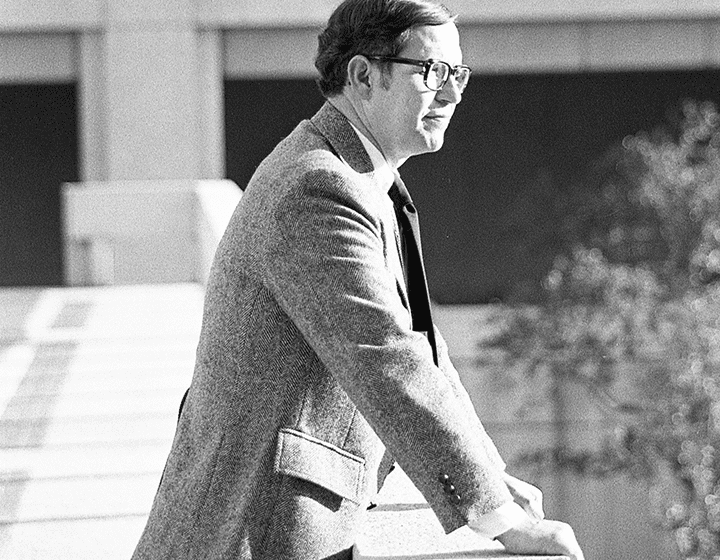 JAMES W. WAGENER, a dean at UT Health Science Center at San Antonio, is named acting president on January 1, 1978. He becomes the third president of UTSA on February 8, 1979, and serves until August 31, 1989.