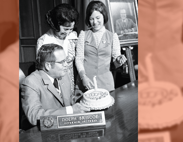 Tholen with Governor Briscoe and wife Janey Briscoe.