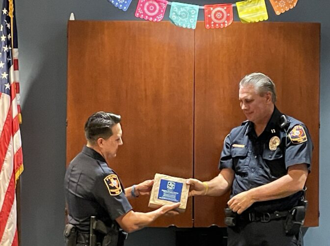UTSA PD team and Captain Douglas Sonego
