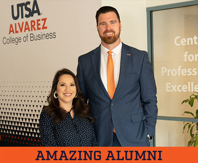 Yvonne and Drew Addison strengthen the UTSA alumni experience