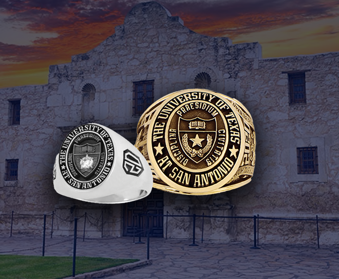 UTSA rings at Alamo