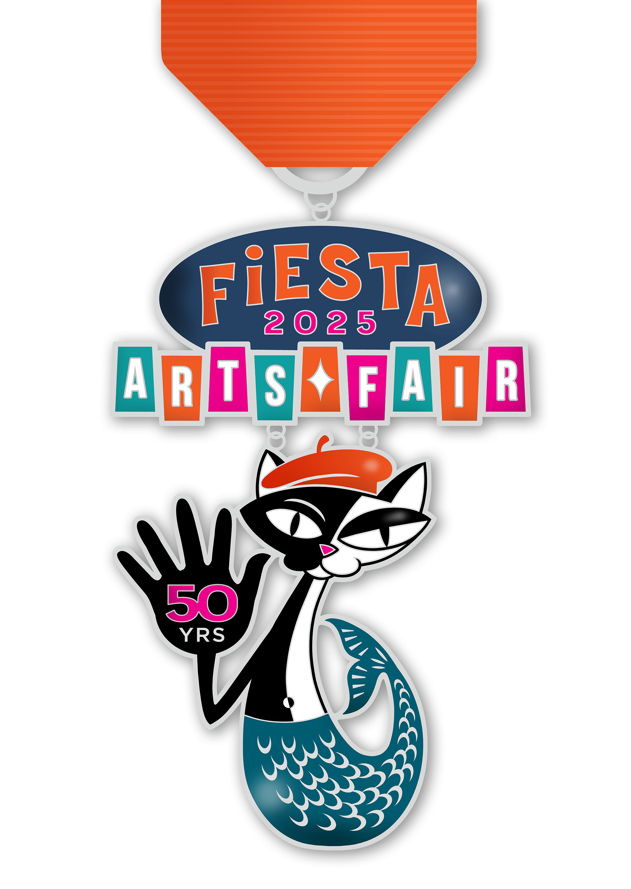 2025 Fiesta Arts Fair Medal