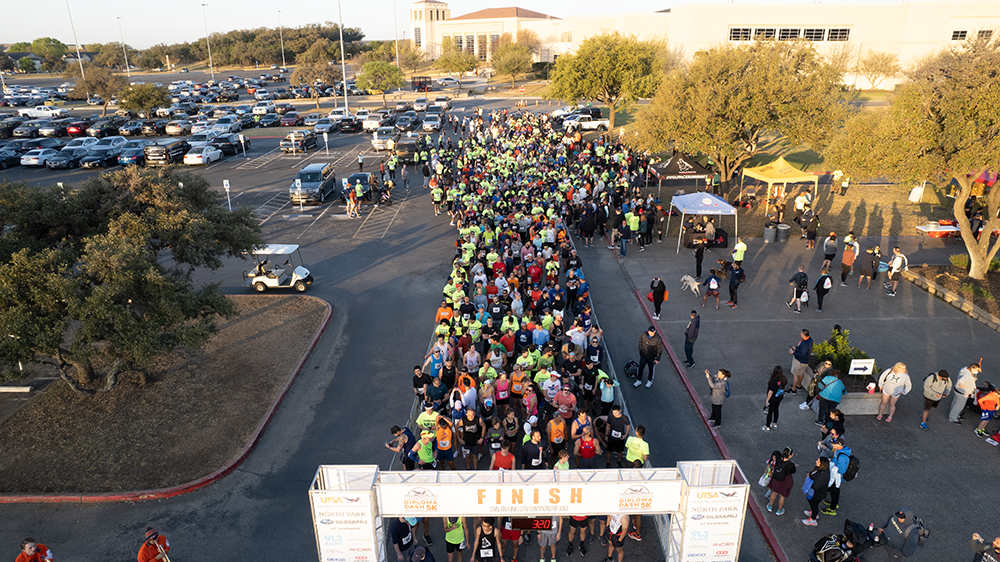 Runners ready for diploma dash