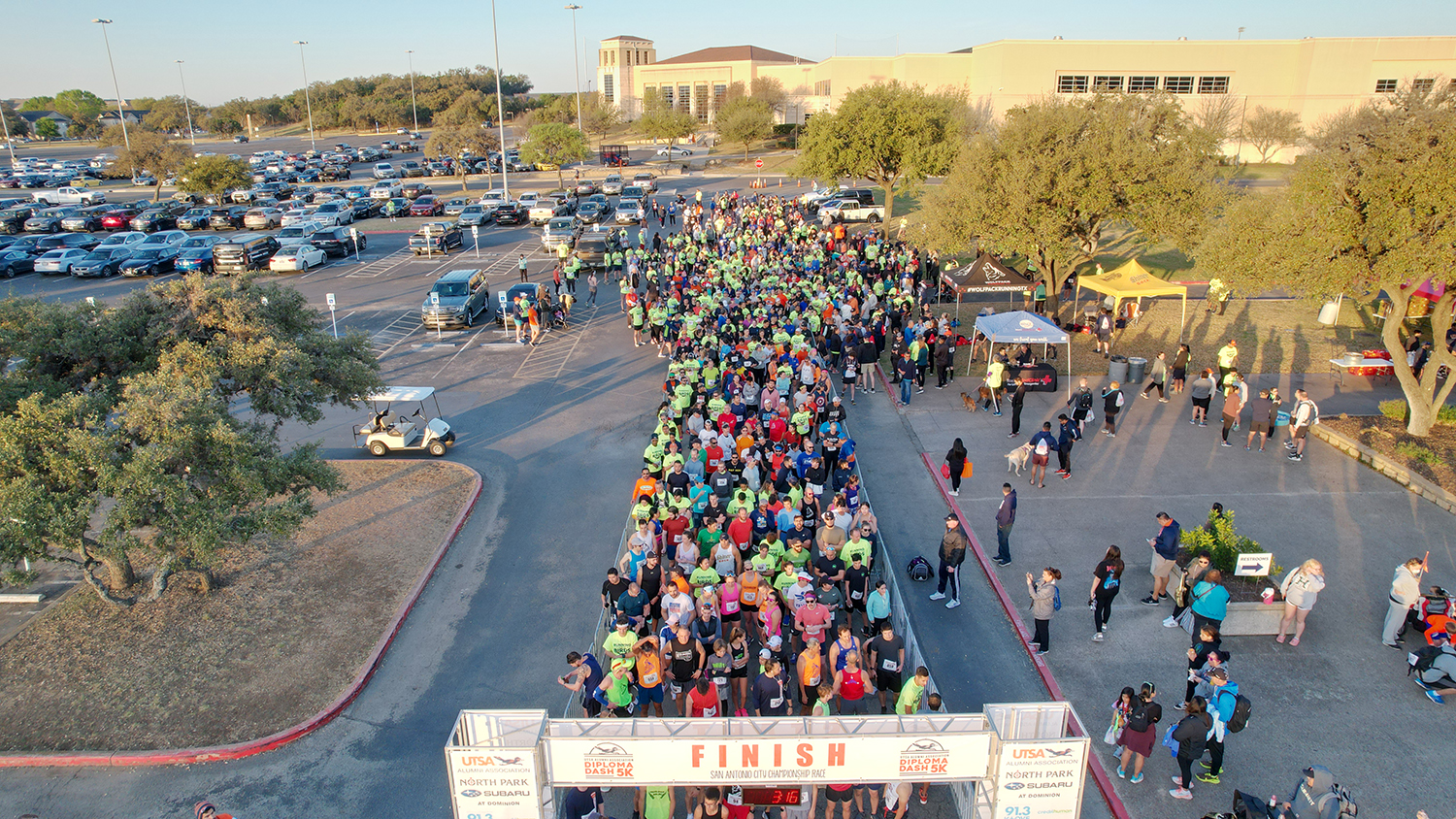 Runners ready for diploma dash