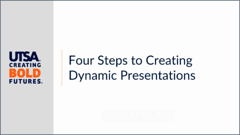 Creating Dynamic Presentations