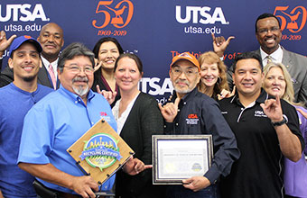 UTSA's Recycling Program Scores Gold from ReWorksSA