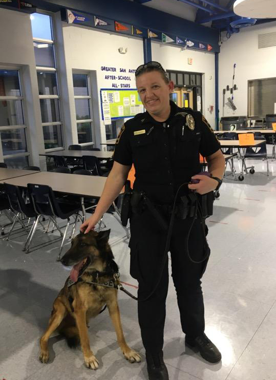 Sgt. Molly Ralph, a patrol sergeant with The University of Texas at San Antonio Police Department