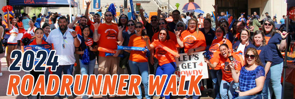 Roadrunner walk banner