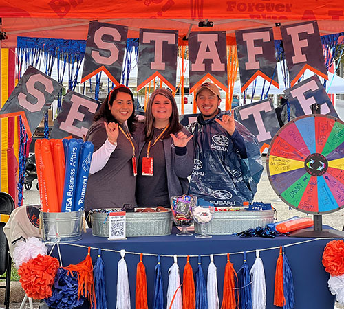 Staff Senate's Touchdowns for Tuition initiative 