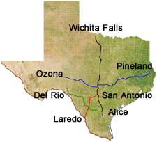 Texas map