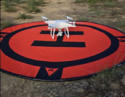 drone on landing pad